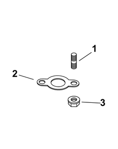 Kohler Cv23-75592 Exhaust Diagram and Parts List for ENFORCER54 53AH3AGT050-23HP Cub Cadet Lawn Tractor